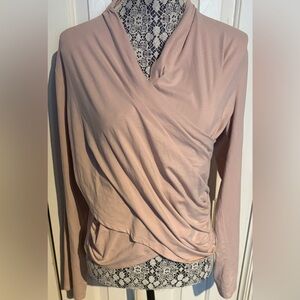 Zella Lightweight Blouse in Dusty Rose